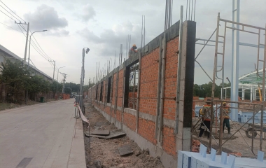 Lưu đồ thi công xây tường- các bước thi công kiểm tra, giám sát 